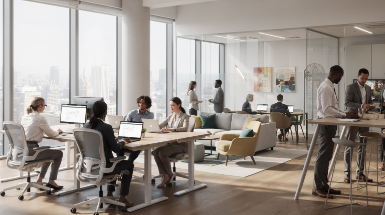 Commercial Office Layouts for Hybrid and Flexible Work